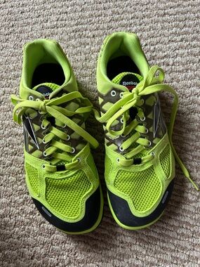 Reebok Nano 2.0 Cross Training Shoes in Laser Lime/Black, size 7.5 NEW w/o tags